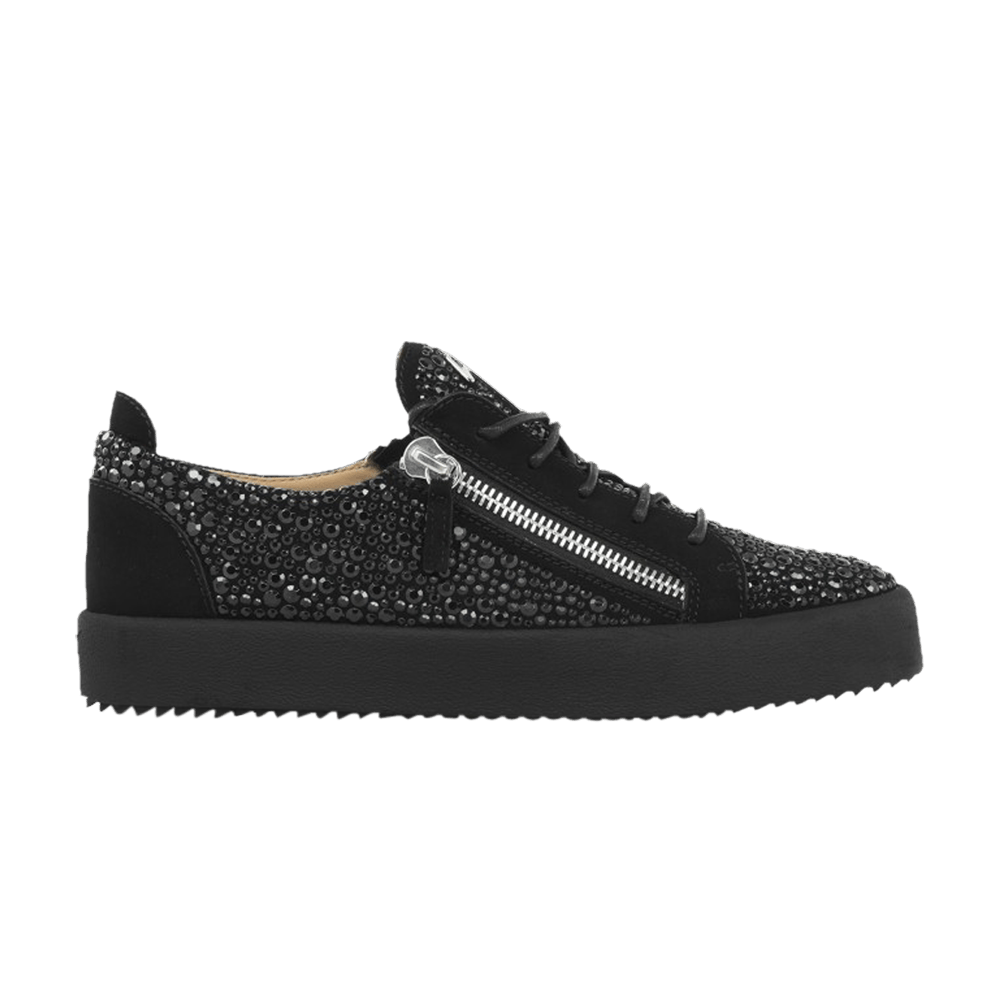 Giuseppe Zanotti Moonshot Suede Low 'Black Crystals'