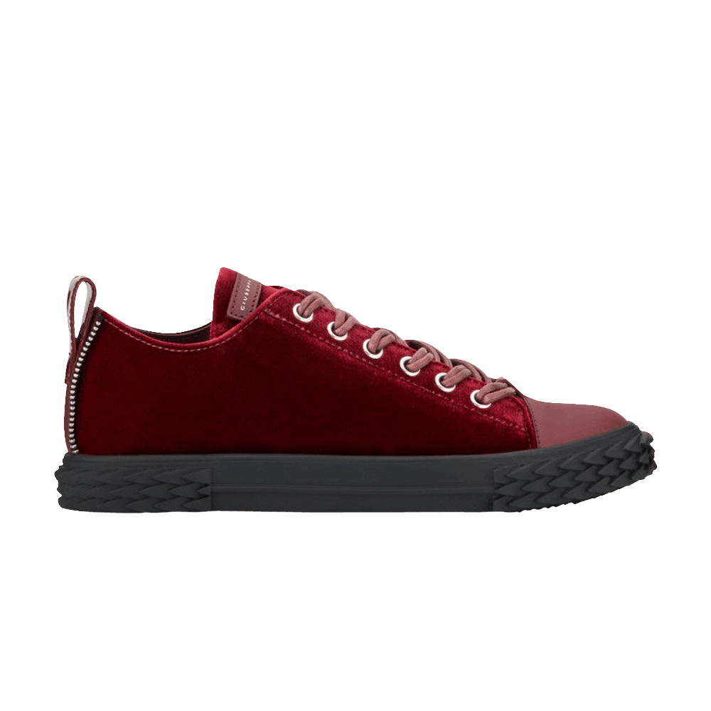 Giuseppe Zanotti Blabber Velvet Low 'Burgundy'