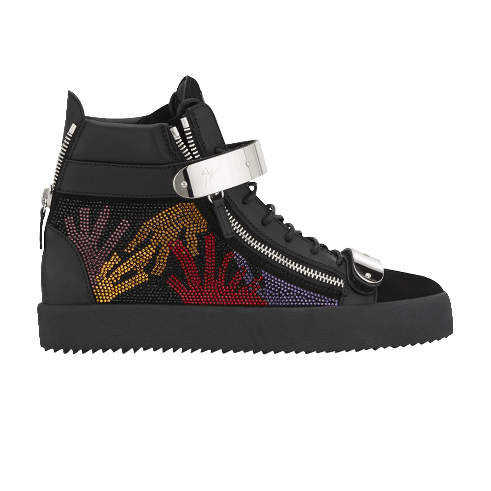 Giuseppe Zanotti Coby High 'Multi-Color Crystal Embroidery'