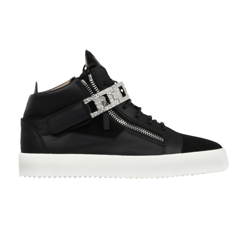 Giuseppe Zanotti Frankie Suede Mid 'Black'