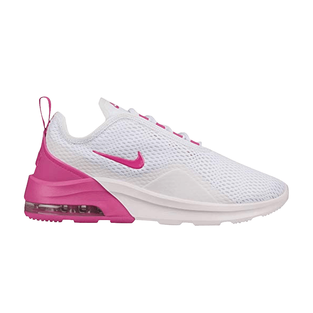 Wmns Air Max Motion 2 'White Laser Fuchsia'