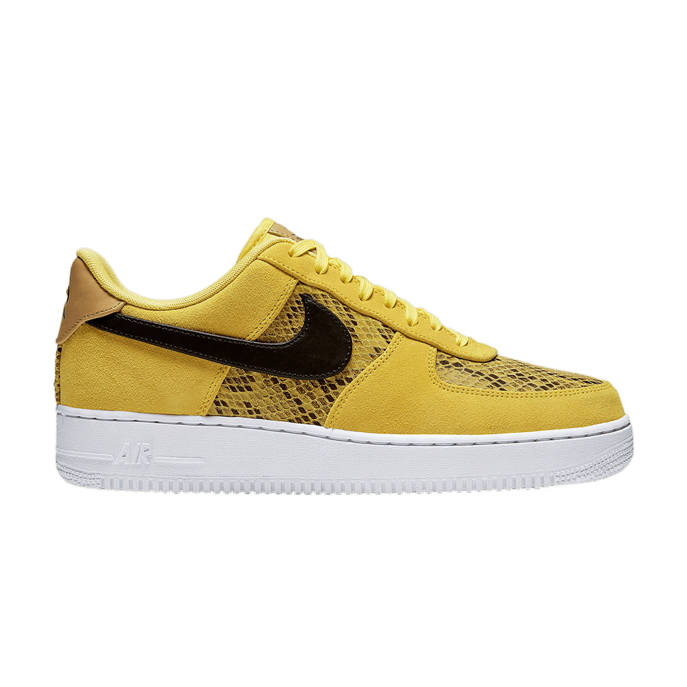 yellow snakeskin air force 1