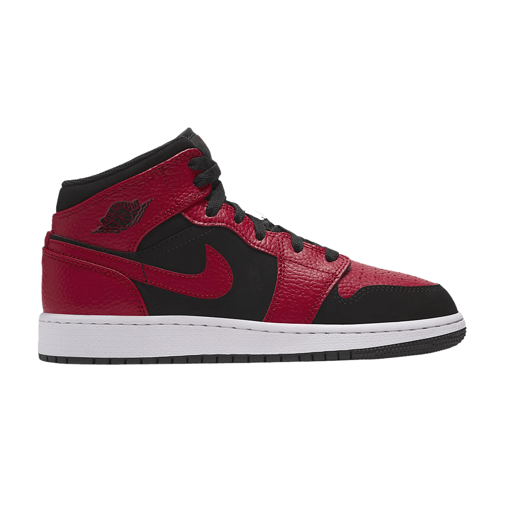 Air Jordan 1 Mid GS 'Black Gym Red'