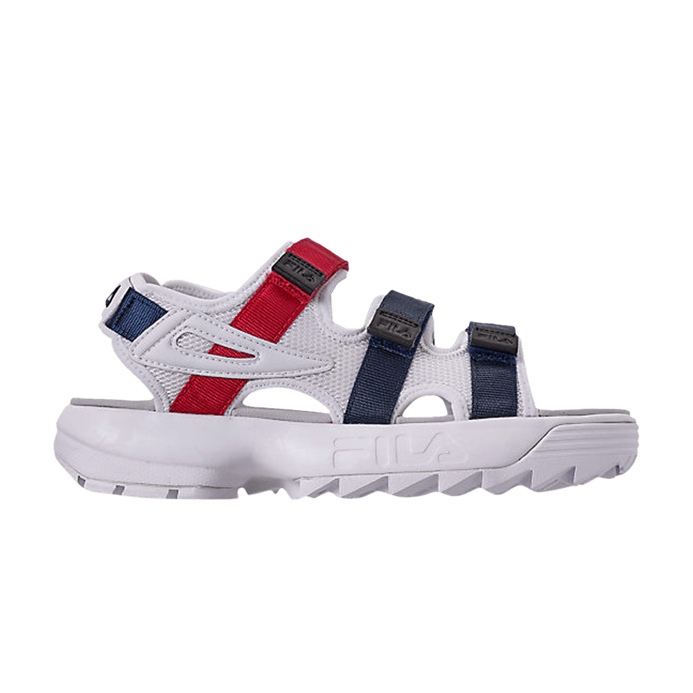 Wmns Disruptor Sandal 'White Navy Red'