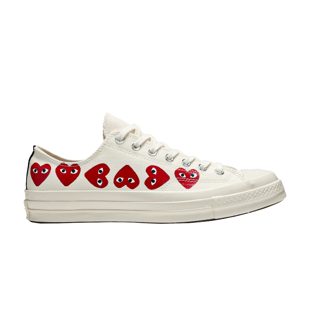 Comme des Garçons Play x Chuck 70 Low Top 'Multi Heart'