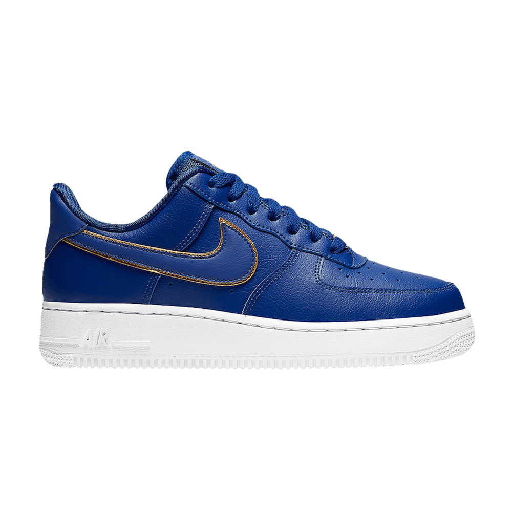 Wmns Air Force 1 Low 'Blue Gold Swoosh'