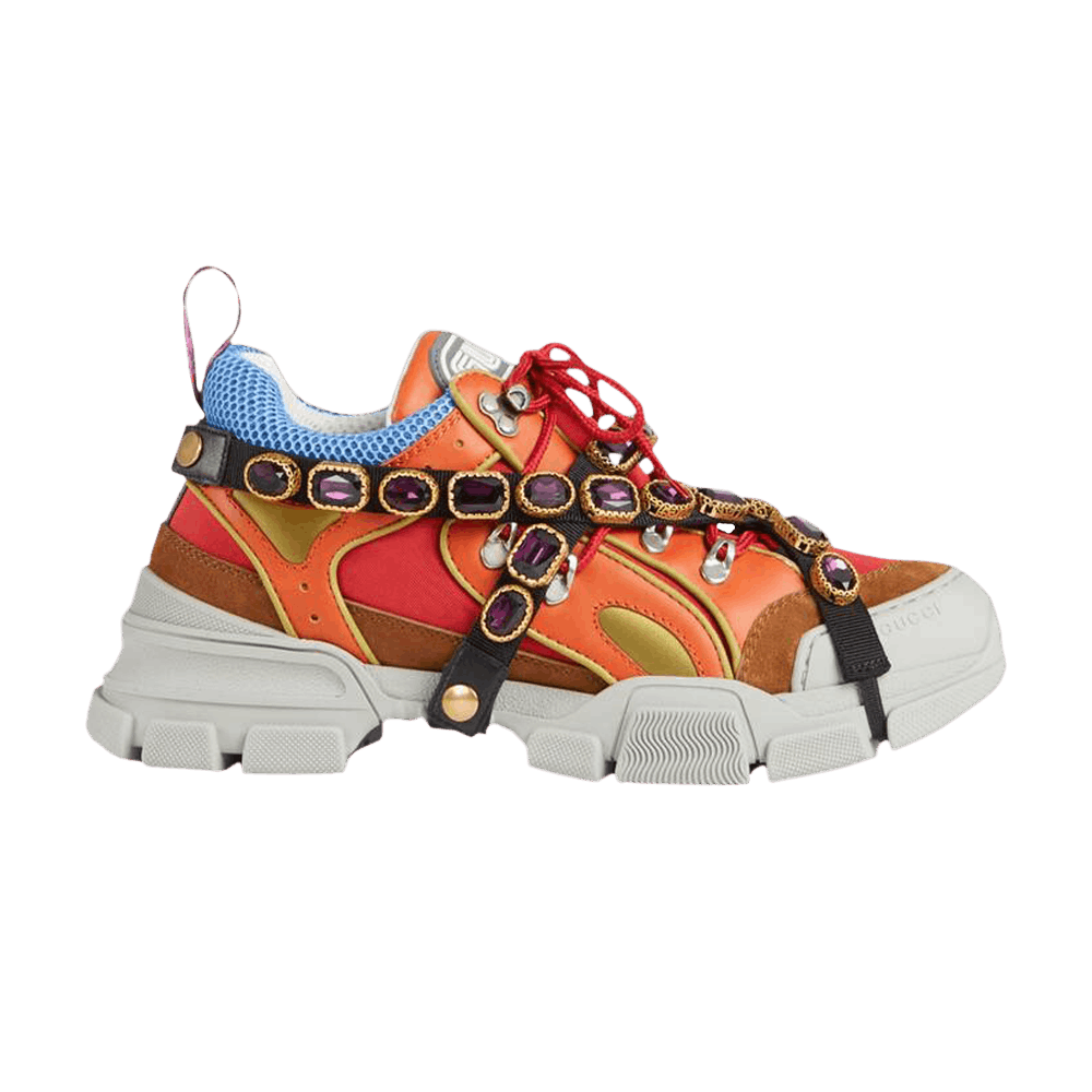 Gucci Flashtrek Leather With Crystals 'Orange'