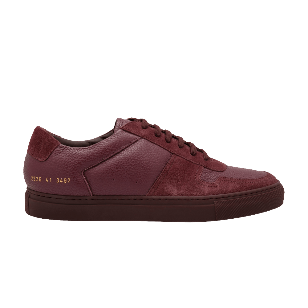 Common Projects Bball Low Premium 'Bordeaux'