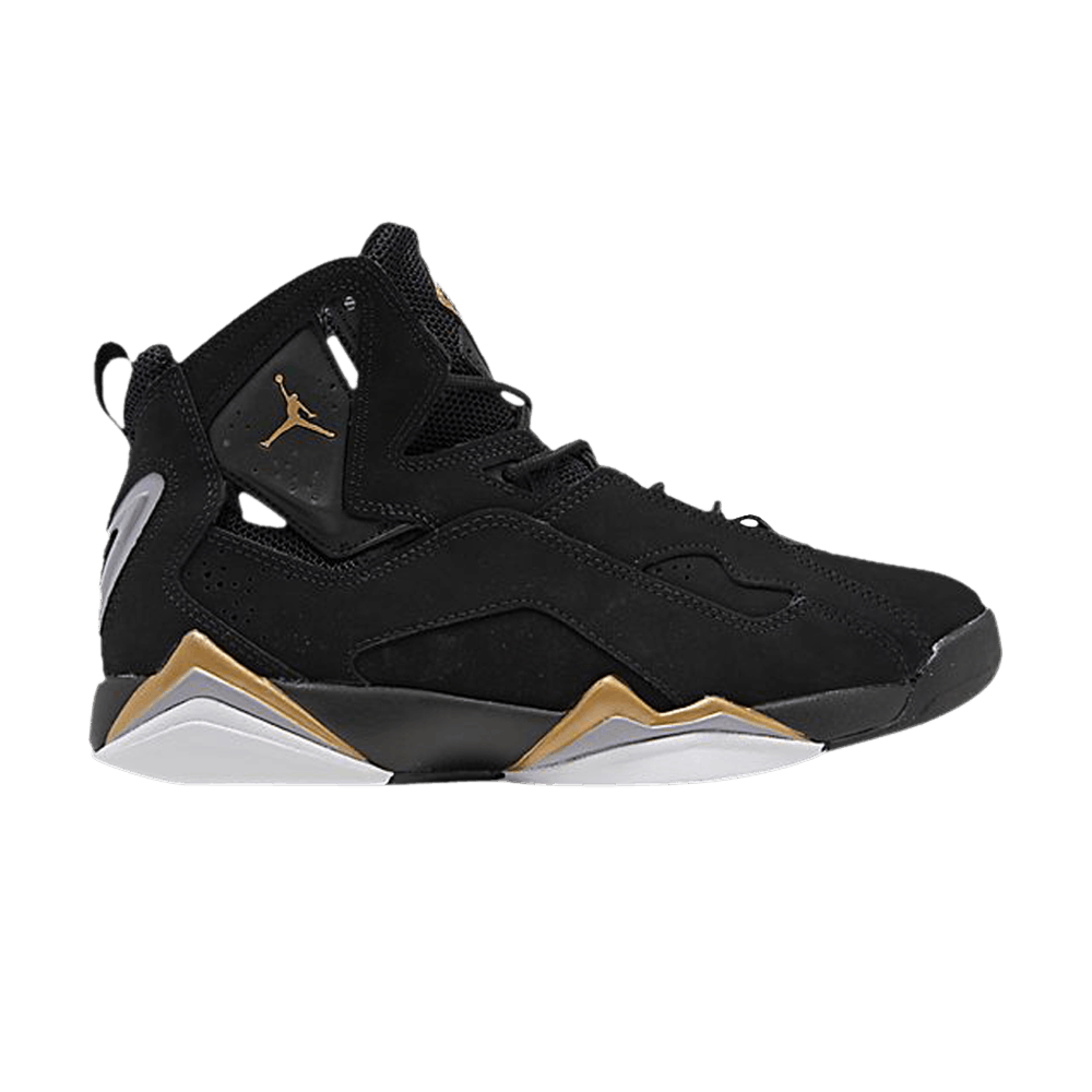 Jordan True Flight 'Black Metallic Gold'