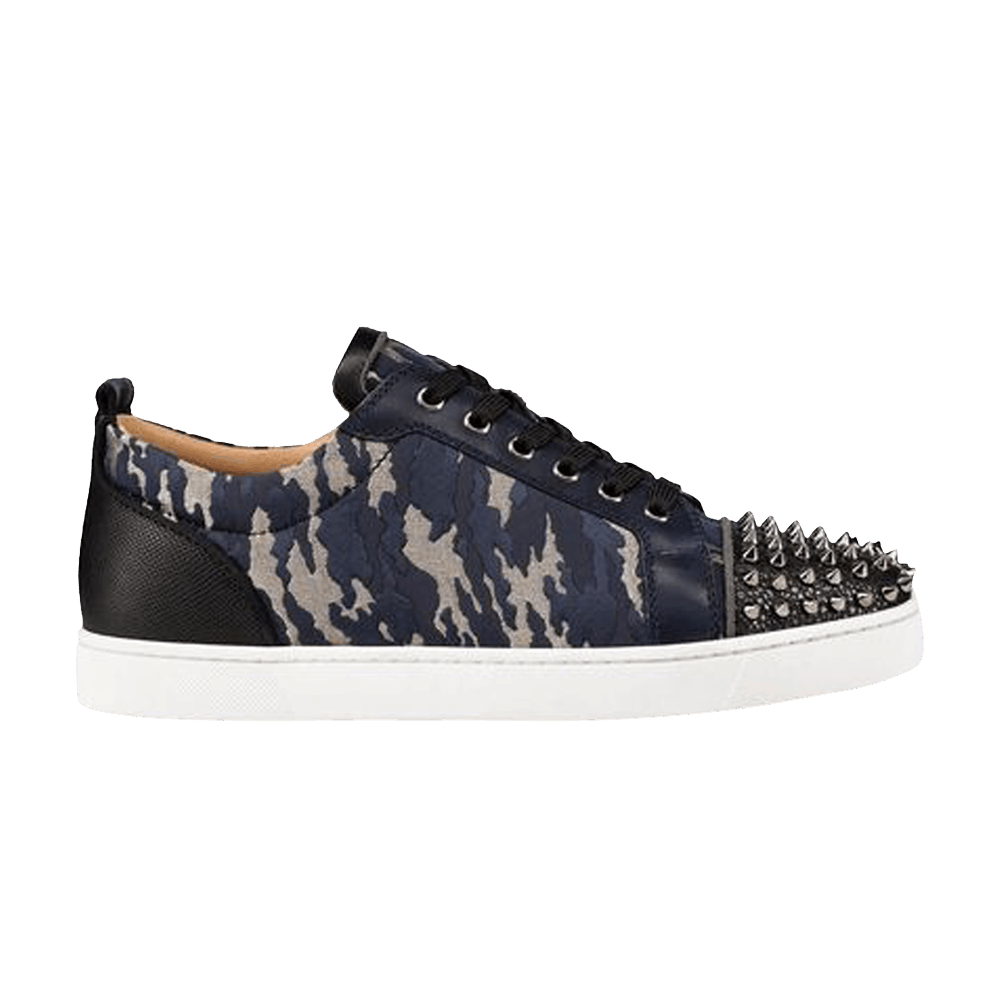 Christian Louboutin Junior Flat Spikes 'Navy Camo'