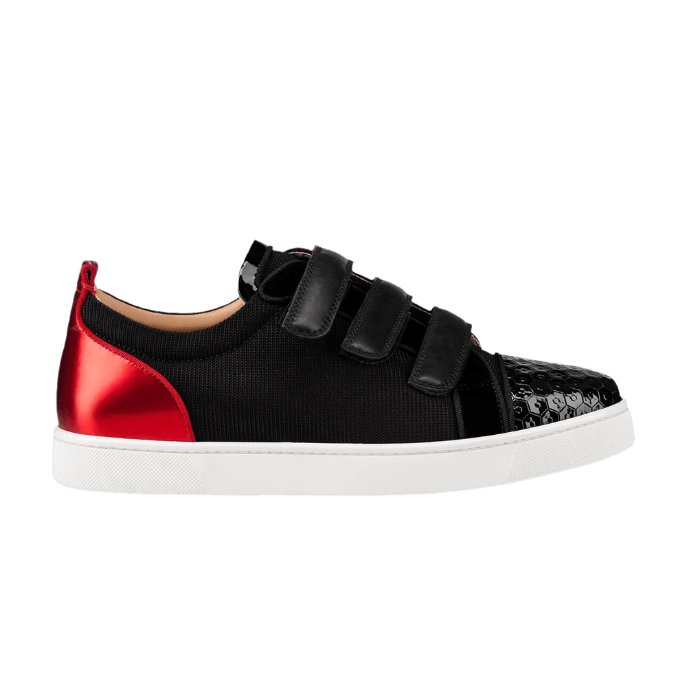 Christian Louboutin Kiddo Orlato 'Black Red Heel'