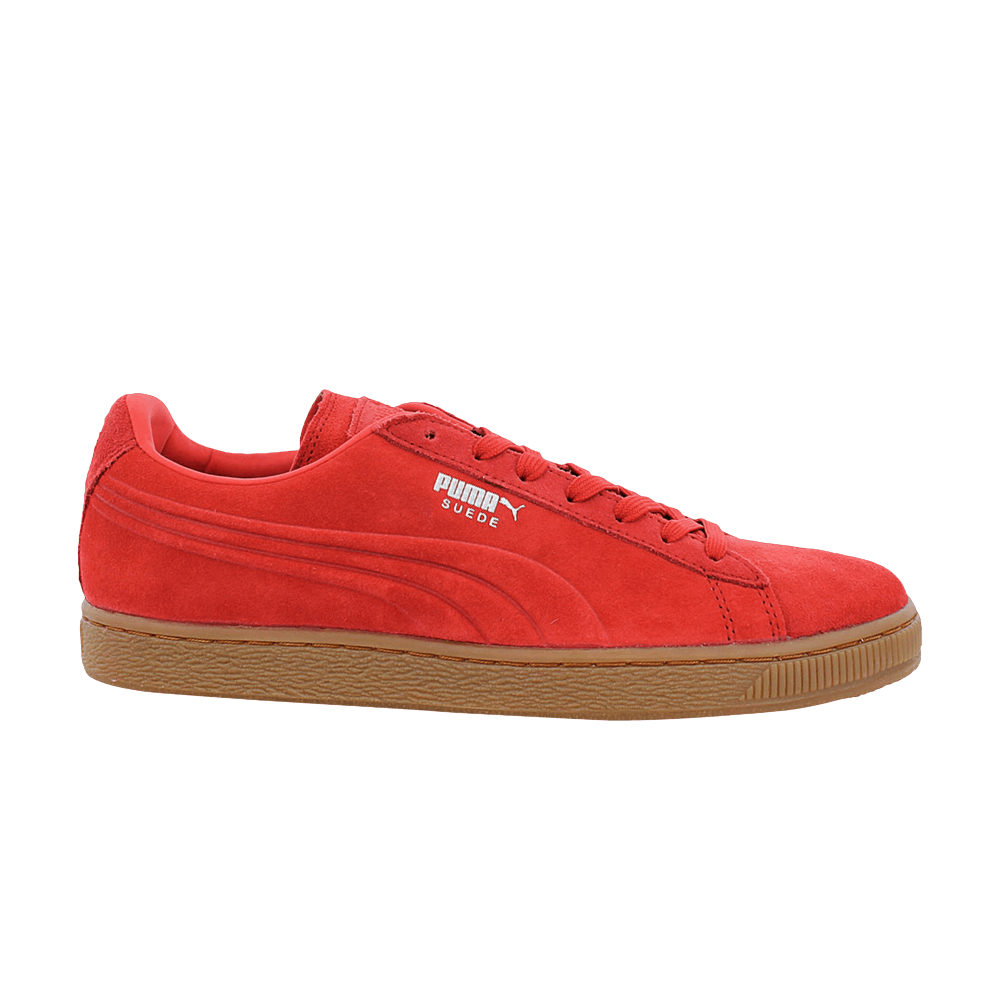 Suede Emboss 'High Risk Red Gum'