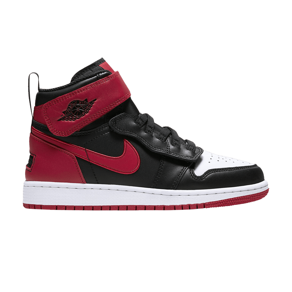 Air Jordan 1 High FlyEase GS 'Black Gym Red'