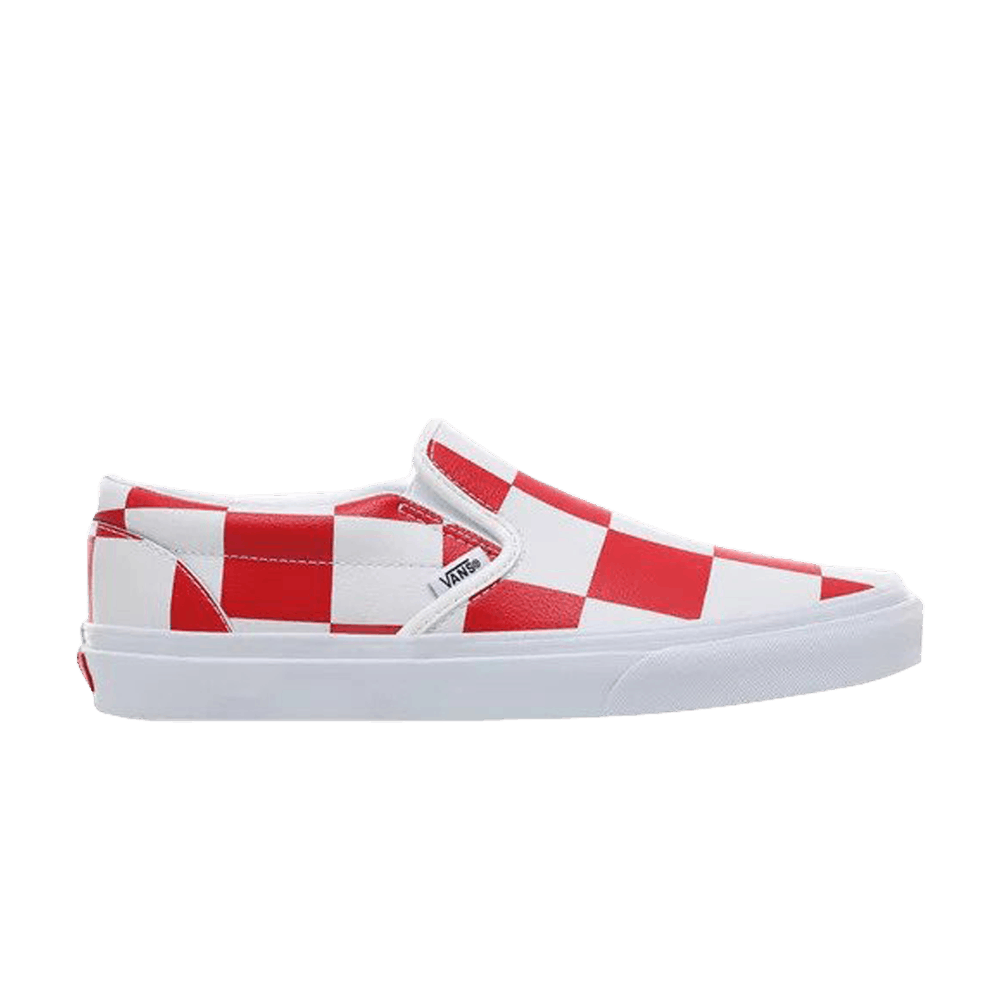 Classic Slip-On 'Leather Check'