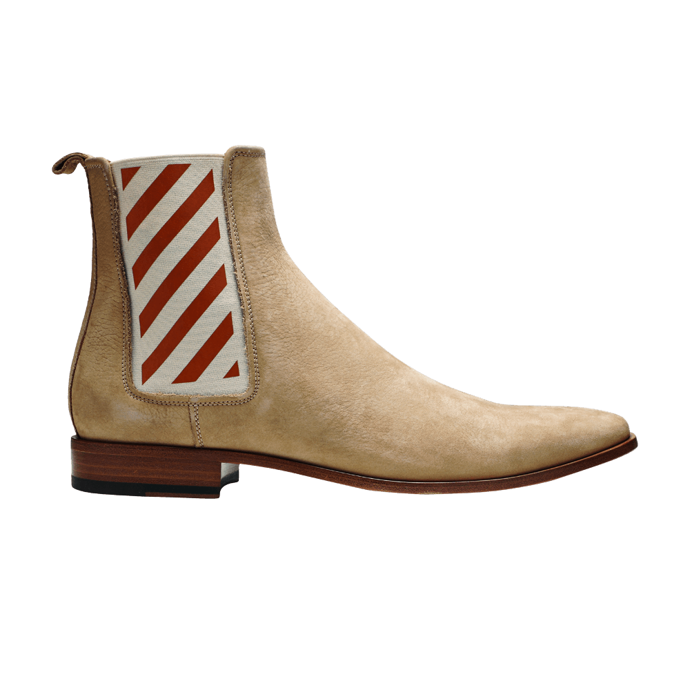 Off-White Diagonals Chelsea Boot 'Beige'