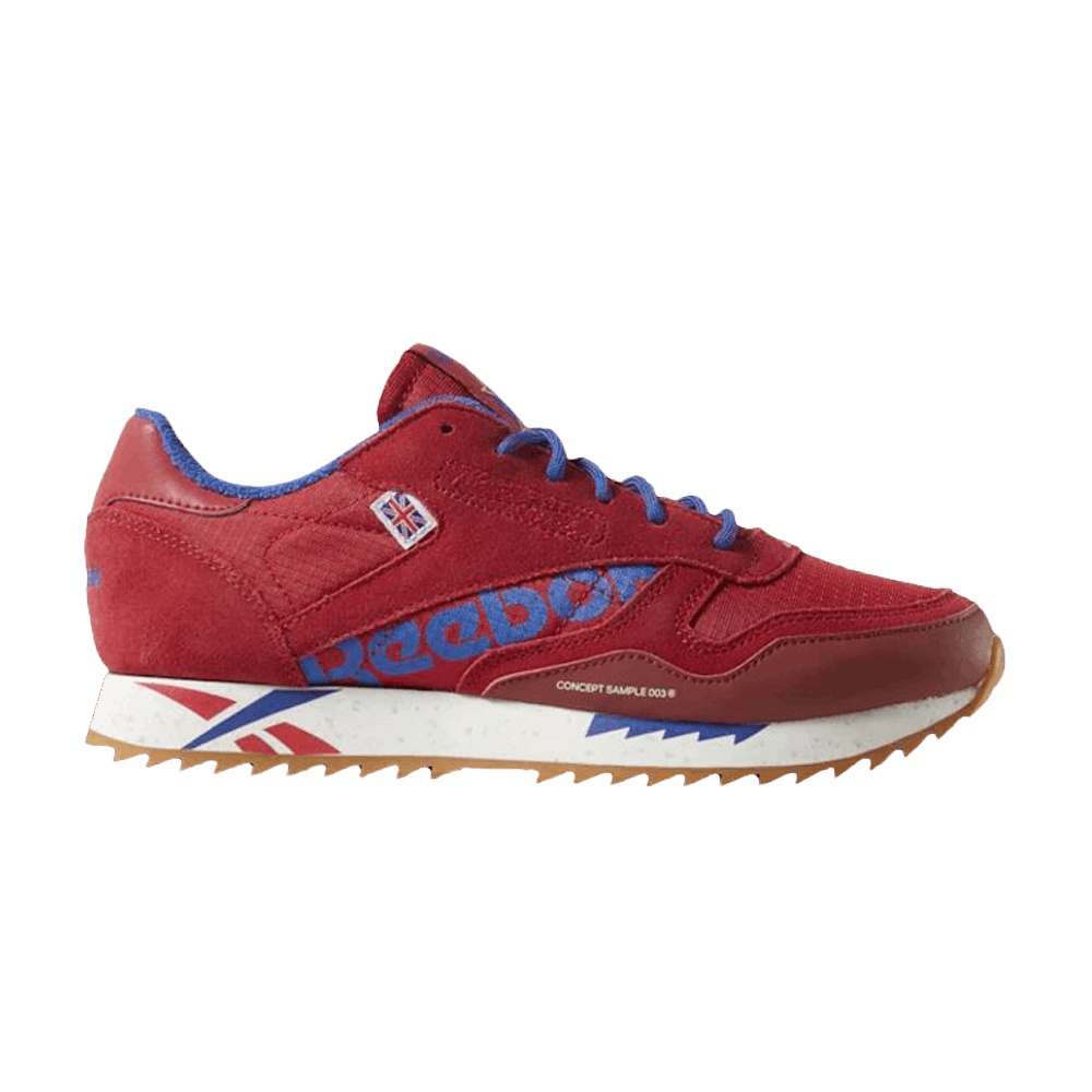 Wmns Classic Leather Ripple 'Excellent Red Blue'