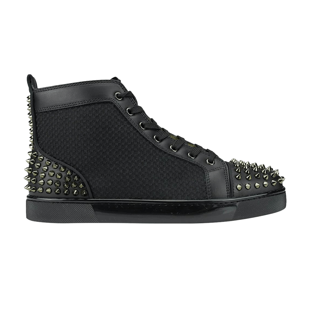 Christian Louboutin Louis Flat Calf Spikes 'Black'