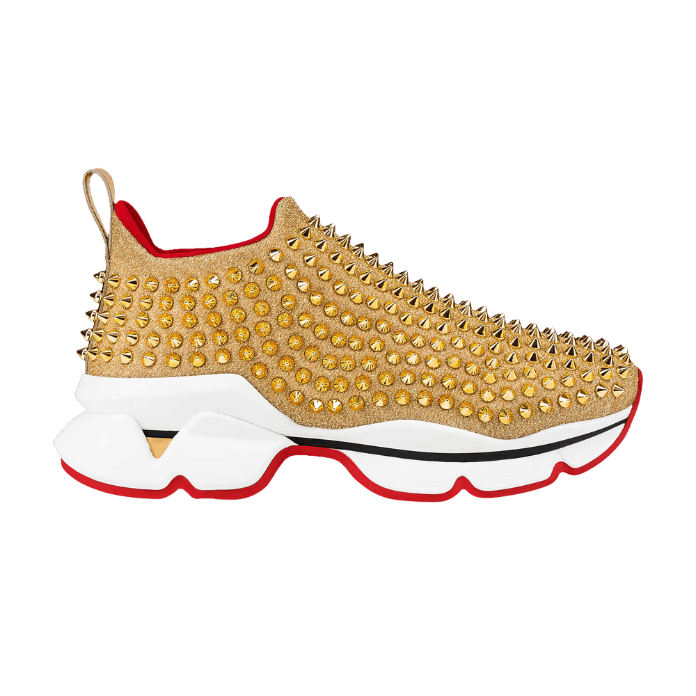 Christian Louboutin Wmns Spike Sock 'Gold'