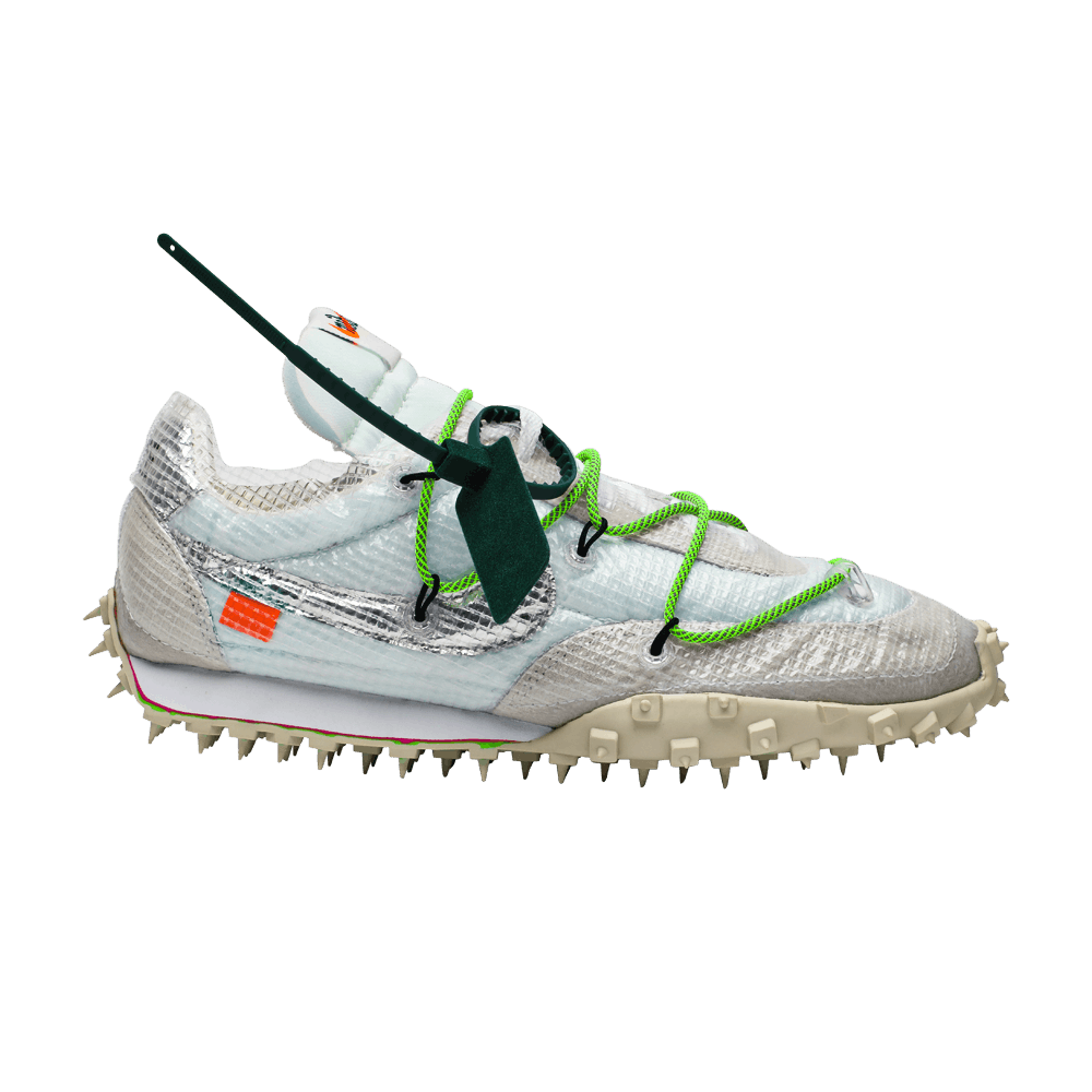 Off-White x Wmns Waffle Racer 'Electric Green'