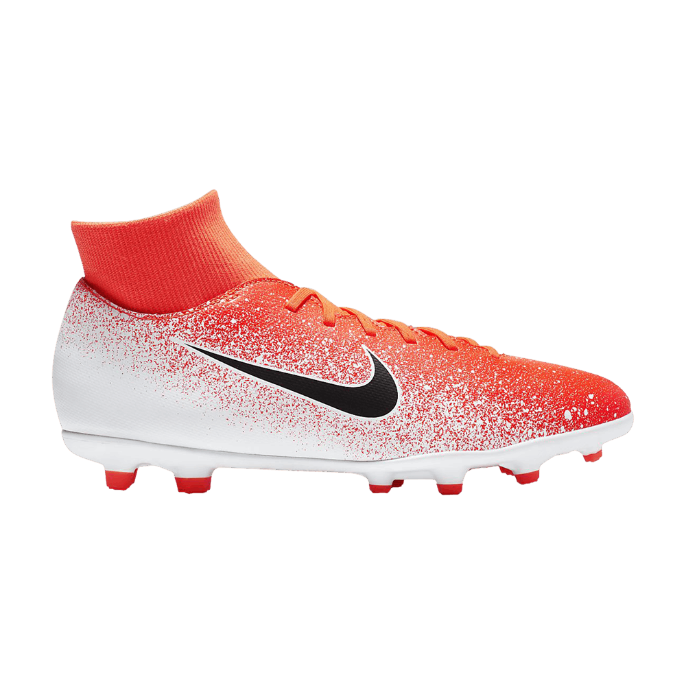 Mercurial Superfly 6 Club FG MG 'Hyper Crimson White'