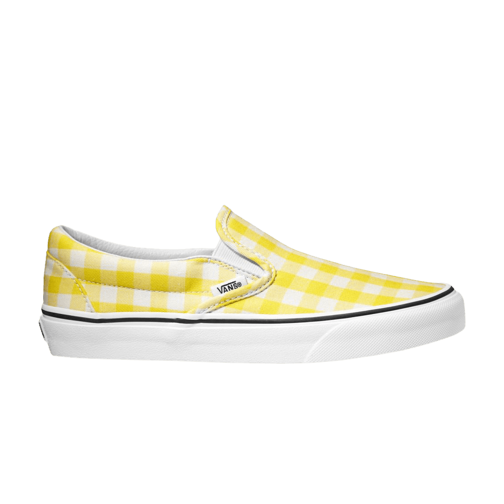 Classic Slip-On 'Yellow Gingham'