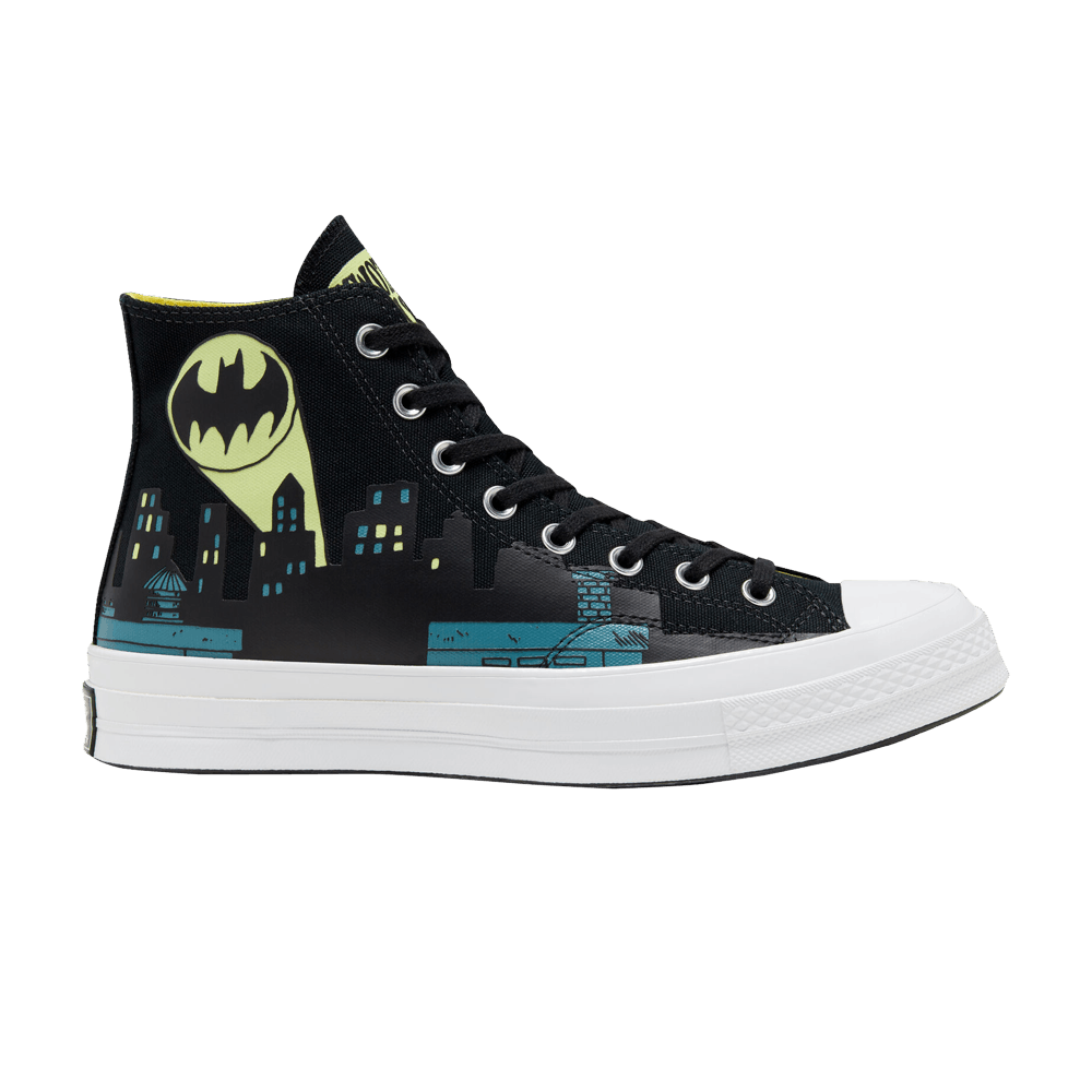 DC Comics x Chinatown Market x Chuck 70 High 'Gotham City - Glow In The Dark'