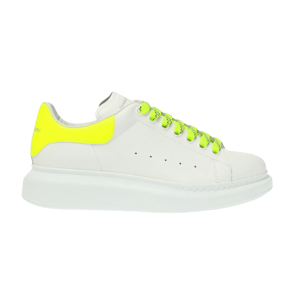 Alexander McQueen Wmns Oversized Sneaker 'White Fluo Yellow'