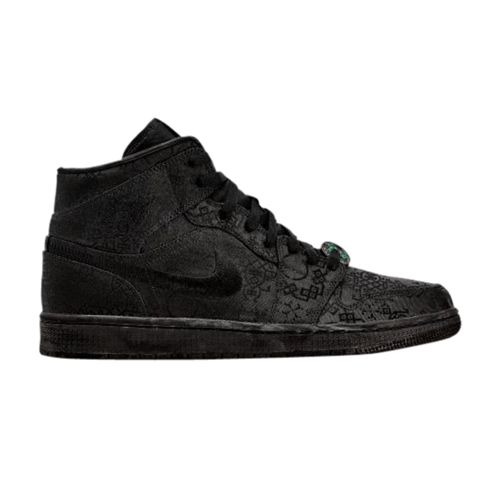 Dover Street Market x CLOT x Air Jordan 1 Mid 'Monochromarket'