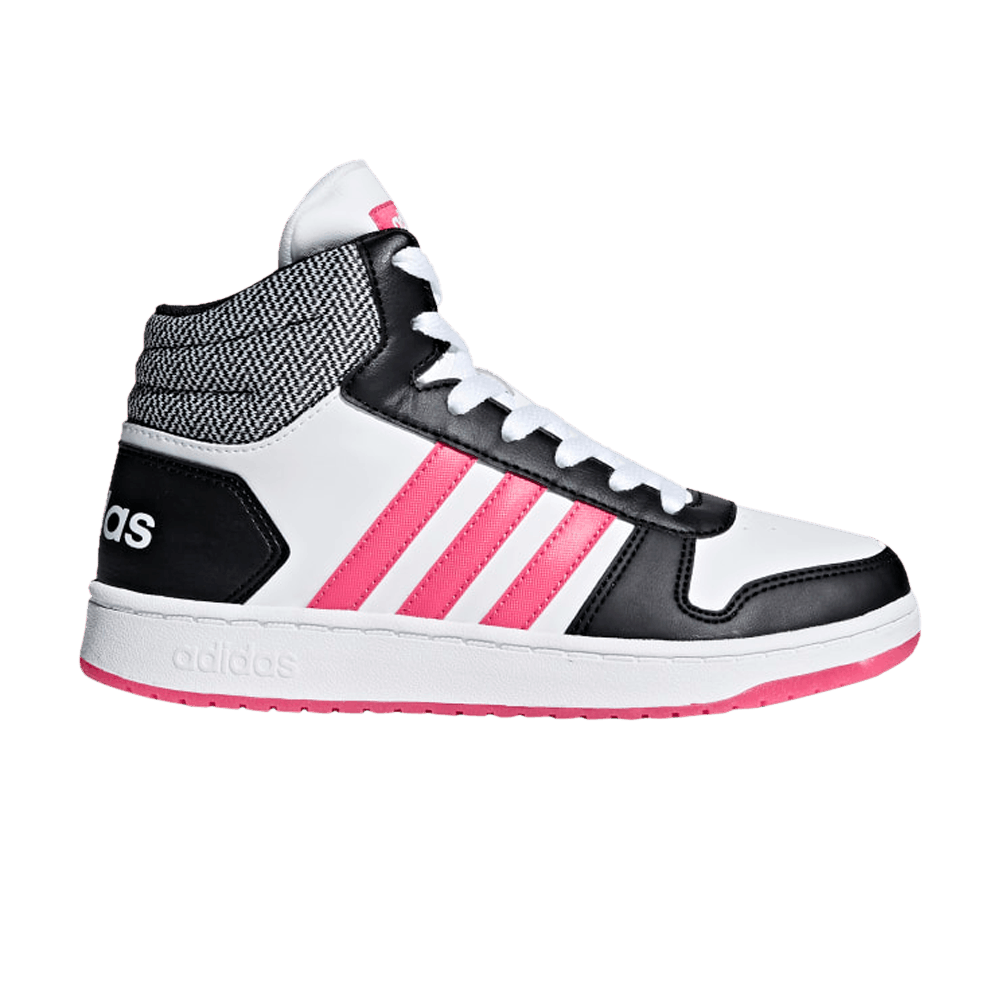 Hoops 2.0 Mid J 'White Real Pink'