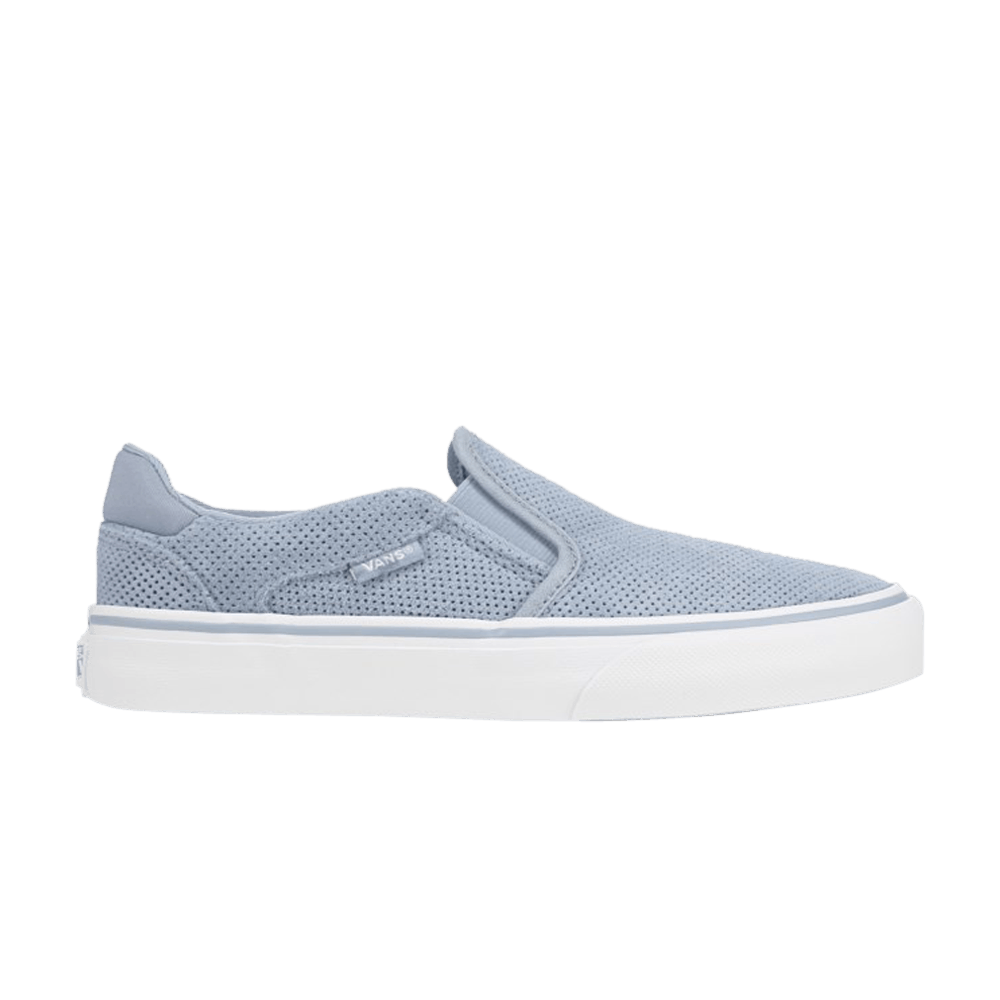 Wmns Asher Deluxe Perforated Suede 'Blue Fog'