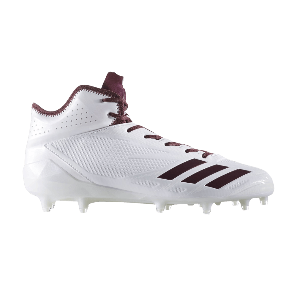 Adizero 5-Star 6.0 Mid 'White Maroon'