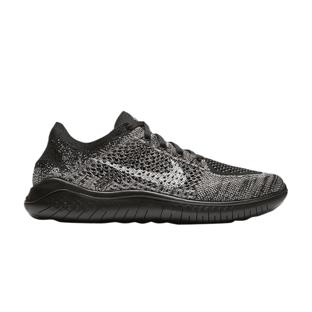 Wmns Free RN Flyknit 2018 'Moon Particle Black'