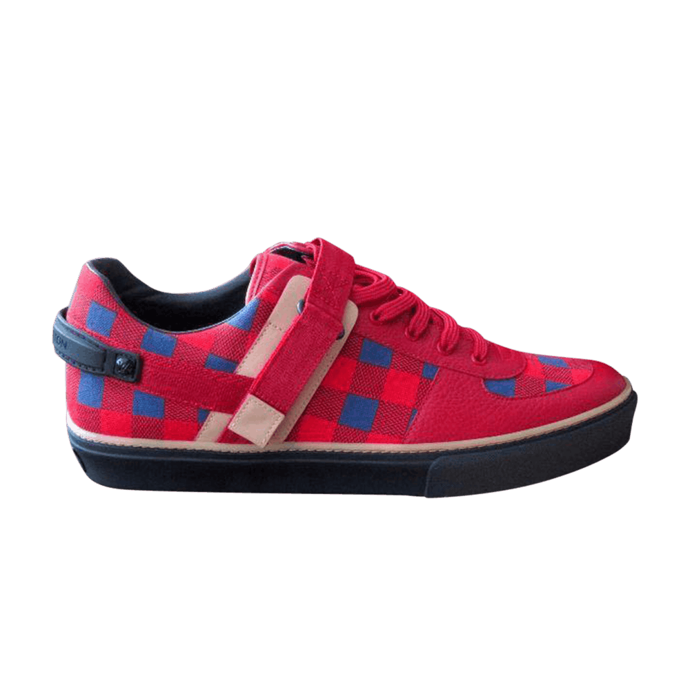 Louis Vuitton Runway Damier Low 'Masai - Red Blue Checkered'