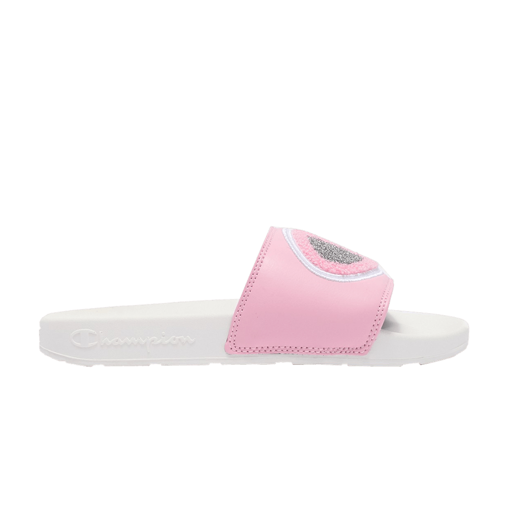 IPO Slides Kids 'Pink Chenille Logo'