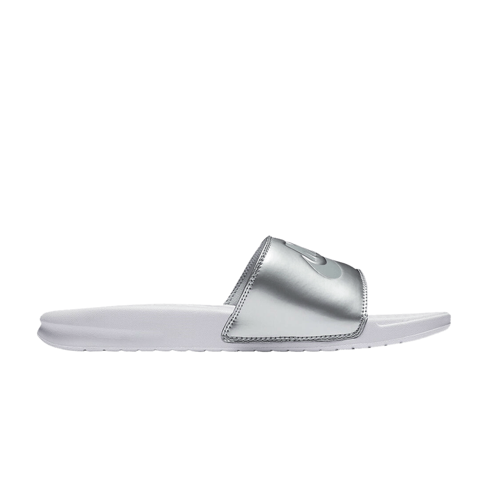 Wmns Benassi JDI Slide 'White Wolf Grey'