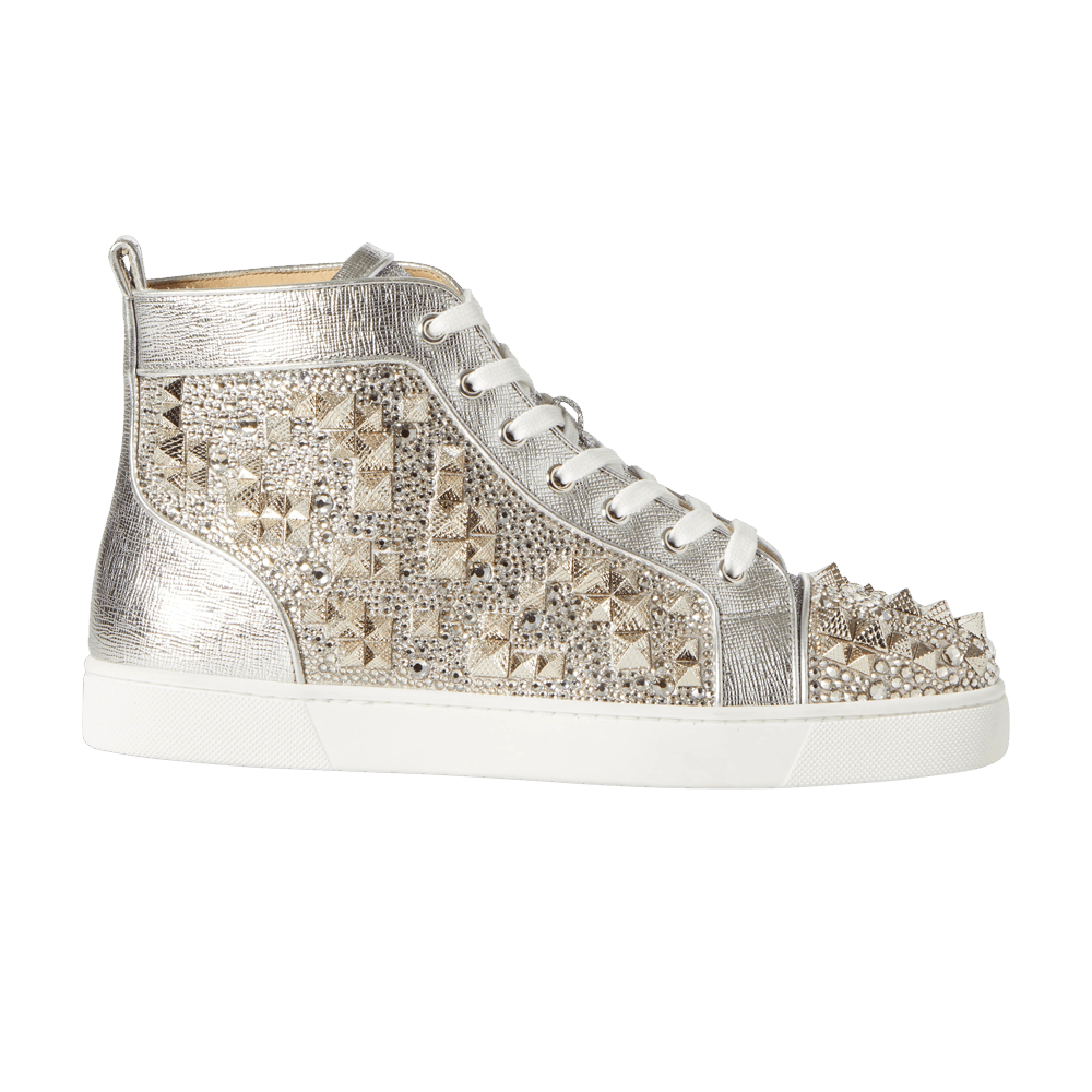 Christian Louboutin Louis Max Embellished High 'Silver Studded'