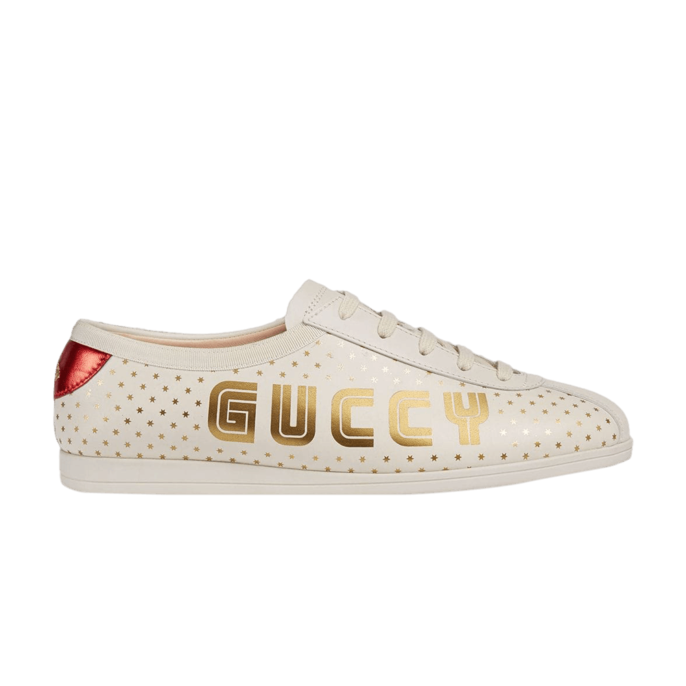 Gucci Wmns Falacer Low 'Guccy Print - White'