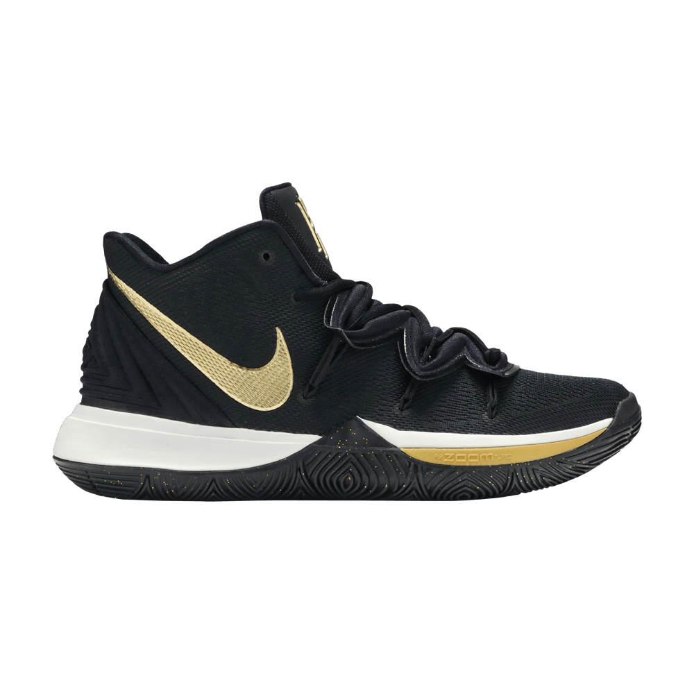 Kyrie 5 'Black Metallic Gold'