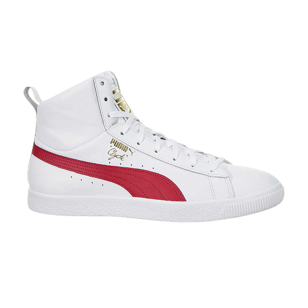 Clyde Core Mid 'White Barbados Red'