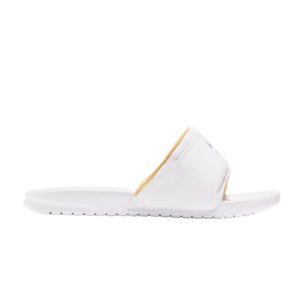 Benassi JDI Fanny Pack Slides 'White Topaz Gold'