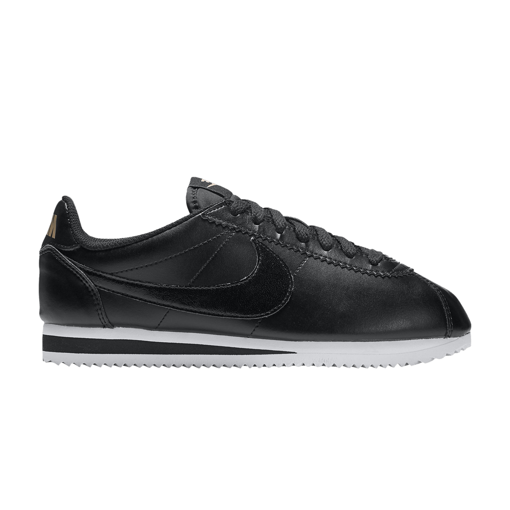 Wmns Classic Cortez Leather 'Black'