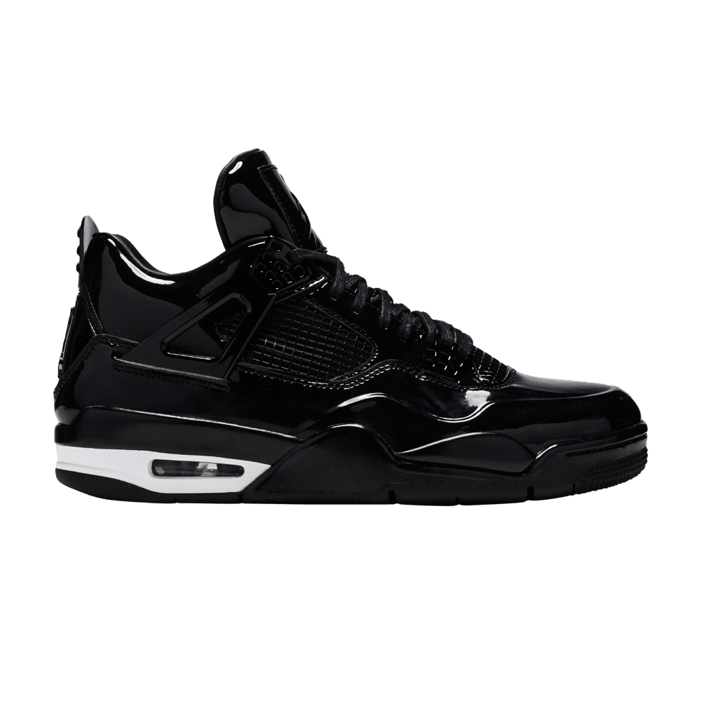 Air Jordan 4 Retro 11Lab4 'Black Patent Leather'