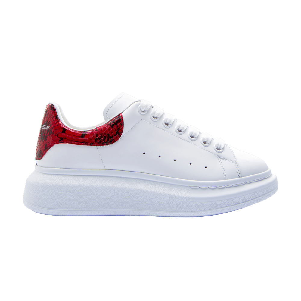 Alexander McQueen Oversized Sneaker 'White Red Python'