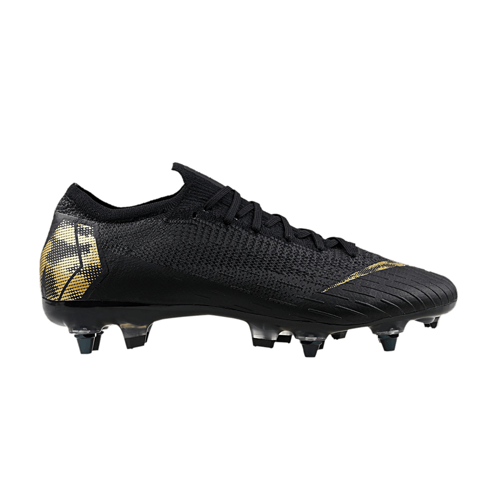 Mercurial Vapor 12 Elite SG Pro AC 'Black Metallic Gold'