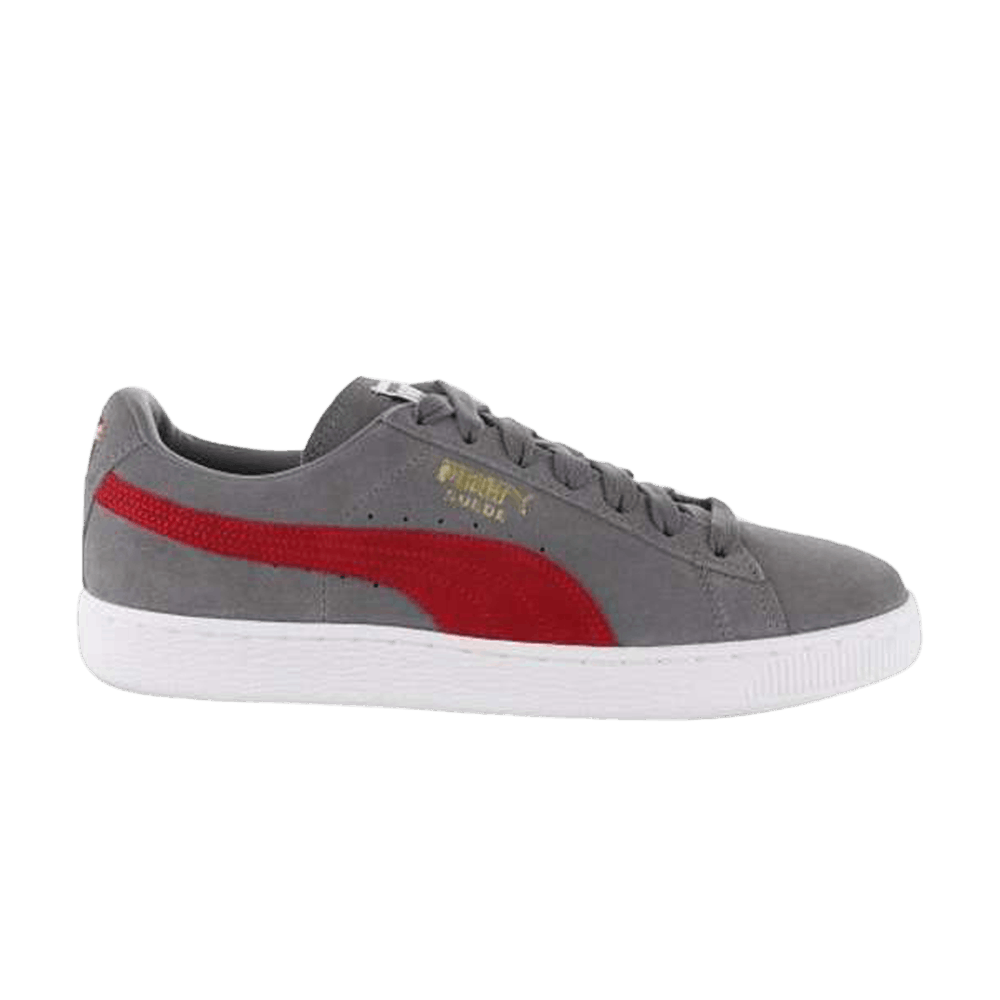 Suede Classic + 'Steel Grey Cherry'