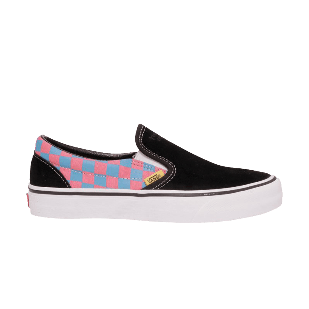 T&C Surf Designs x Classic Slip-On 'Pink Blue Checkerboard'