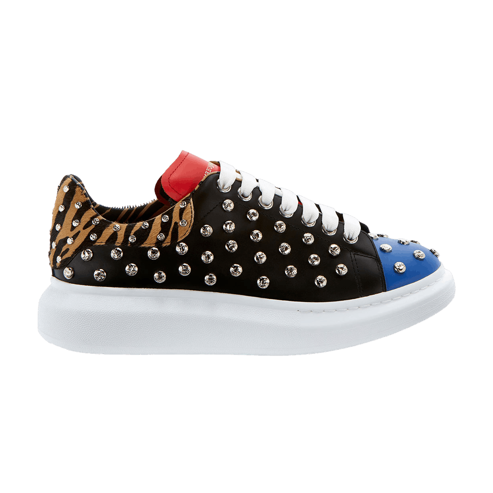 Alexander McQueen Wmns Oversized Sneaker 'Studded Leopard'