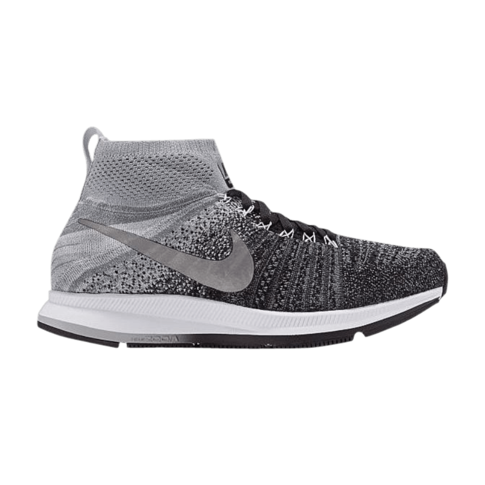 Zoom Pegasus All Out Flyknit GS 'Black Grey'