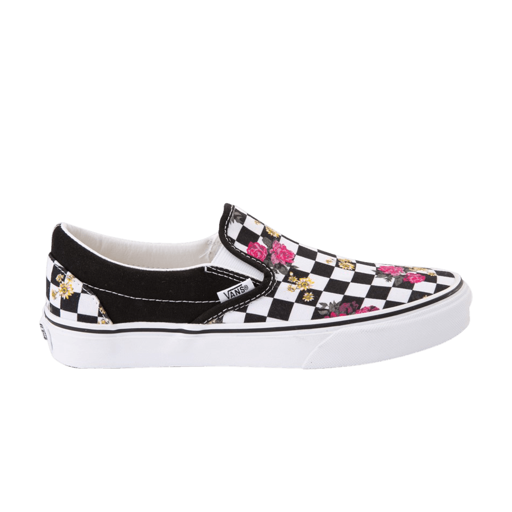 Classic Slip-On 'Checkerboard Floral'