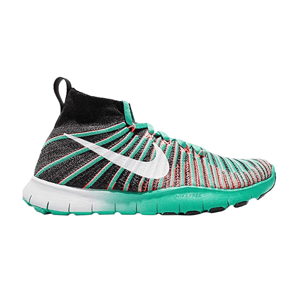 Free Train Force Flyknit 'Mango Hyper Jade'